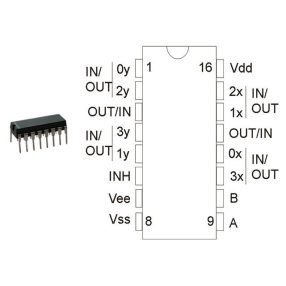 CD4052 DIP MOTOROLA MC14052BCP