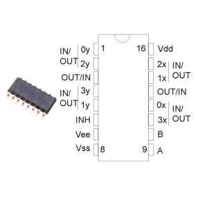 CD4052 SO16 SMD HCF4052BM1