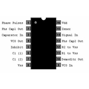 CD4046 SO16 SMD. NXP.