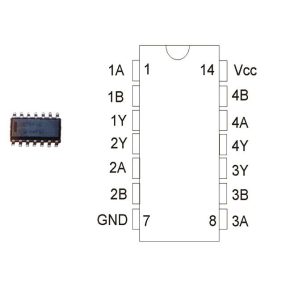 CD4001 SO14 SMD HEF4001BT