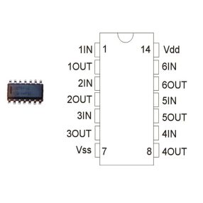 CD40106BM SO14 SMD TEX