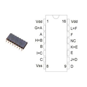 CD4050 SO16 SMD  HEF4050BT