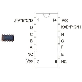 CD4082BT SMD NXP.HCF4082BM1