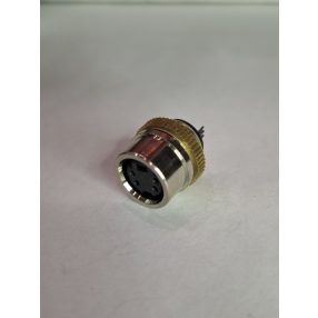 MINI DIN HÜV. 4P.KEREK SZERELHETŐ