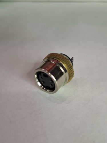 MINI DIN HÜV. 4P.KEREK SZERELHETŐ