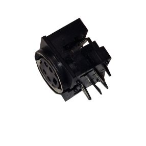 MINI DIN HÜV. 4P NYÁK.90°MÜA.