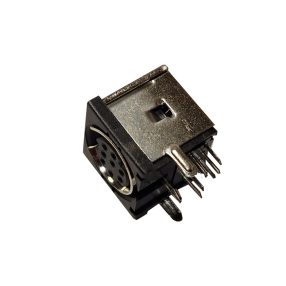 MINI DIN HÜV. 8P NYÁK.90°ÁRNY.