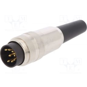 SV80 8PÓL.FÉM DIN DUGÓ 250V 5A 16MM