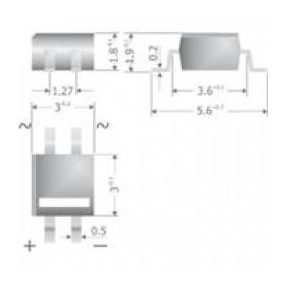 B80C500DM SMD Brückengleichrichter