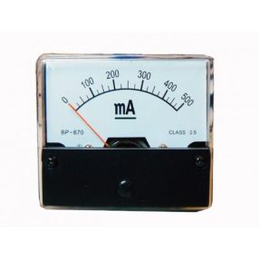 PANELMŰSZER ANALÓG 0-500mA DC