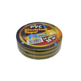 SZIGETELŐSZALAG 19MM.20M.ZÖLD-SÁRGA