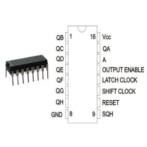 74HC595 DIP16