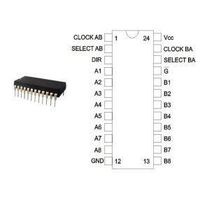 74HC646 DIP24 15,24MM SZÉLES