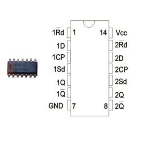 74HCT74 SO14 SMD