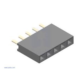 1x5PÓL.HÜVELYSÁV TÜSKESORRA 2,54MM