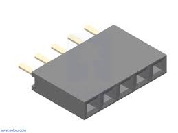 1x5PÓL.HÜVELYSÁV TÜSKESORRA 2,54MM