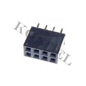 2x4PóL.HÜVELYSÁV TÜSKESORRA 2,54MM