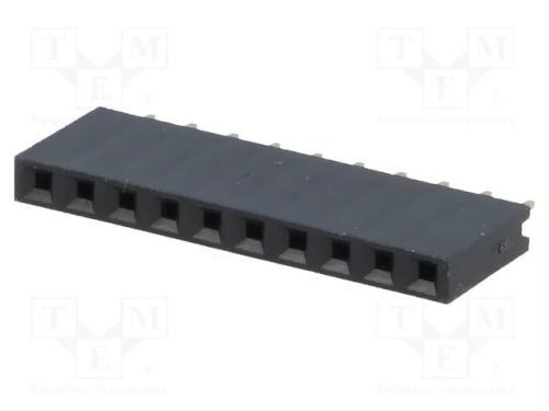 1X10PÓL.HÜVELYSÁV TÜSKESORRA 2,54MM