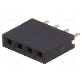 1X4PÓL.HÜVELYSÁV TÜSKESORRA 2,54MM