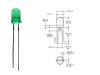 VILLOGÓ LED 5MM ZÖLD VILLOGÓ LED 5MM ZÖLD
