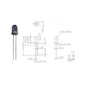 INFRA LED 5MM./TSUS5400 ADÓ 950NM
