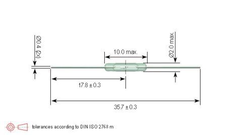 REED CSŐ BV211 10x2MM KSK1A87-1520