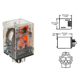 MK3P5I-24VDC /KR11S/ KEREK RELÉ