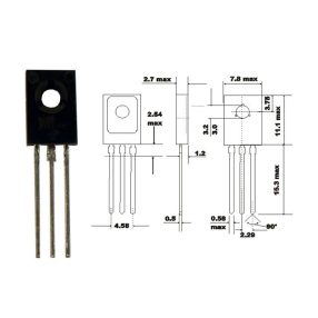 BF458 TO126 NPN 250V 0,1A 10W 96MHZ