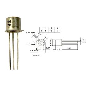 BCY59 TO18 NPN 45V 0,1A 150MHZ