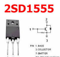 2SD1555 SOT93 NPN 1500V 5A