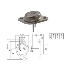 BDX66C TO3 100V 16A 150W