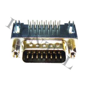 15PóL.D-SUB DUGÓ 90° 9,4MM