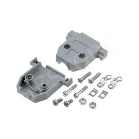 15PÓL.D-SUB HÁZ MŰANYAG SZÜRKE