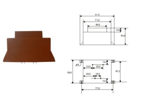 9V 20VA TRAFÓ AVISOR