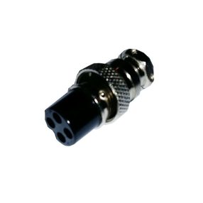 MIKROFON HÜVELY 4P KEREK LENGŐ