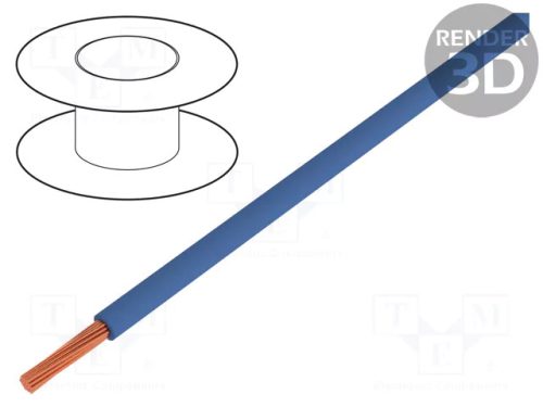 1x0,22MM2 KÁBEL SODROTT ÉR KÉK