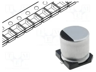 CSMD100/6,3V SMD 5x5MM