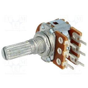 2X220KR LIN SZTEREO FÉM RECÉS TENGELY