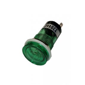 JELZŐLÁMPA ZÖLD 230V FURAT 15MM