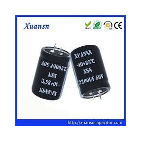 2200UF 50V SN-IN 22X25MM 85°