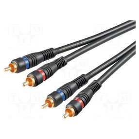 2xRCA-2xRCA KÁBEL OFC ARANY 1,5M