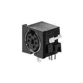 MINI DIN ALJ 7PÓL 90°NYÁK