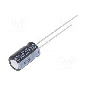 EEUFR1E101  100UF 25V 6,3X11,2MM