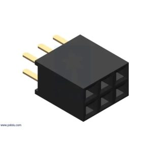 2X3PÓL.HÜVELYSÁV TÜSKESORRA 2,54MM