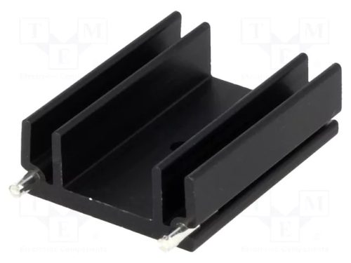HŰTŐBORDA 38X29X12MM LÁBBAL 13K/W