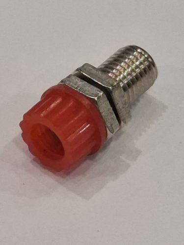 BANÁNHÜVELY PIROS 4MM 7MM MAGAS 19A