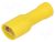 KÁBELSARU 6,3MM HÜV.TELJ.SZIG.SÁRGA