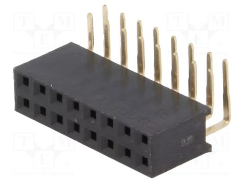 2X8PÓL.HÜV.SÁV 90FOKOS 2,54MM