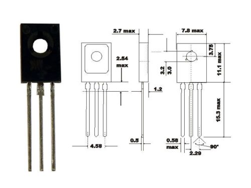 BF459 TO126 NPN 300V 0,1A