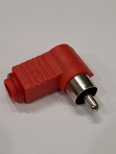 RCA DUGÓ 90°-OS MŰANYAG PIROS